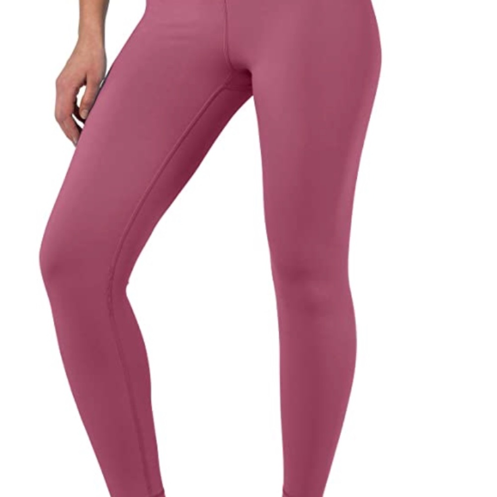 Dusty Red Full Length Leggings